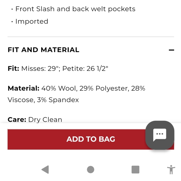 Talbots Plaid  Pants NWT - Picture 7 of 9